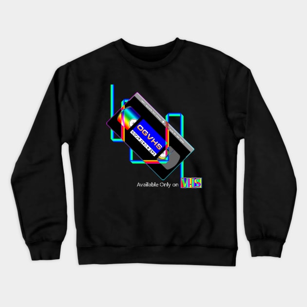 OG VHS 8 Bit Crewneck Sweatshirt by ogvhs